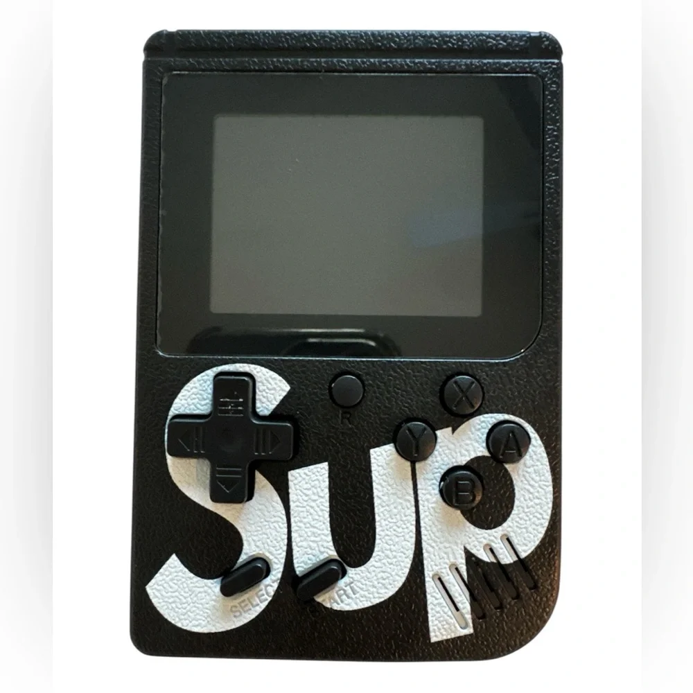Black Handheld Game Console with 400+ games